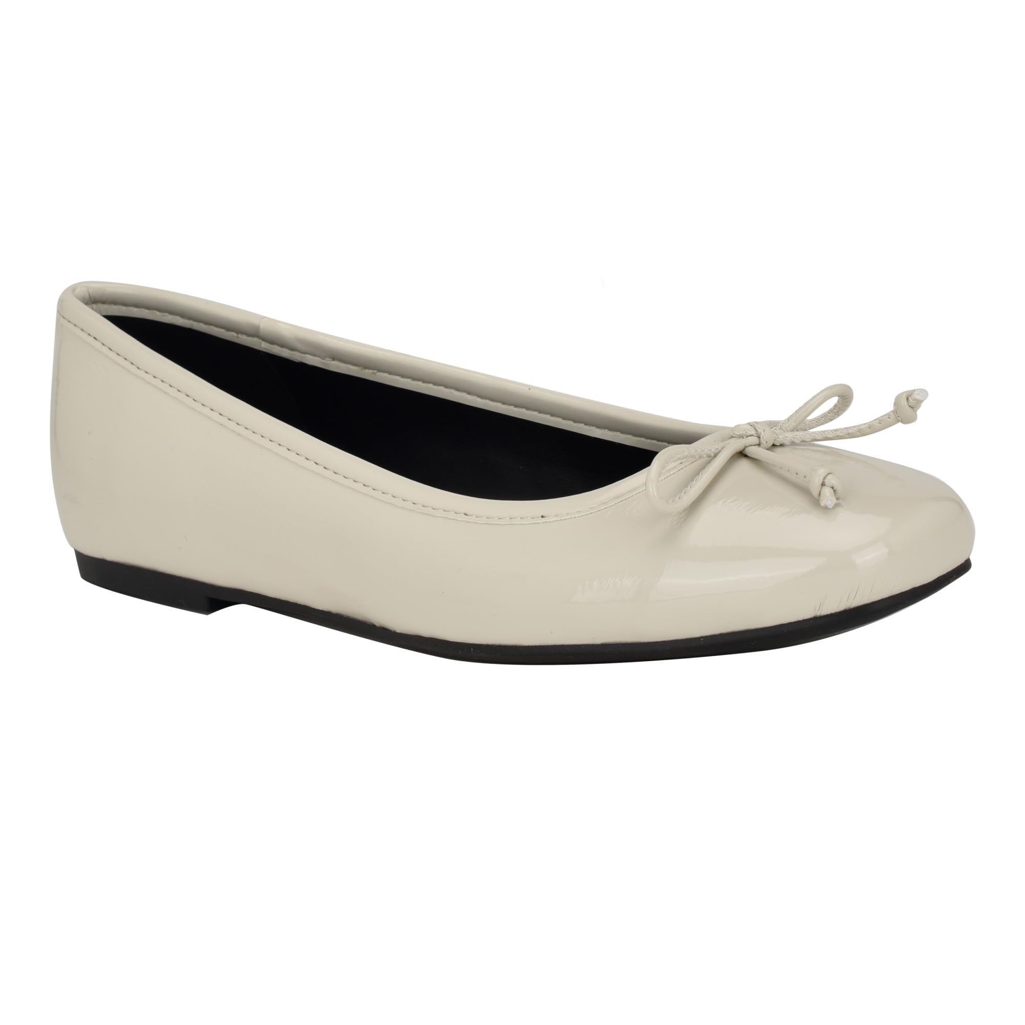 Calvin Klein Women’s Bronte Flat, Ivory 151, 8.5