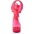 O2COOL Deluxe Handheld Battery Powered Water Misting Fan (Raspberry)
