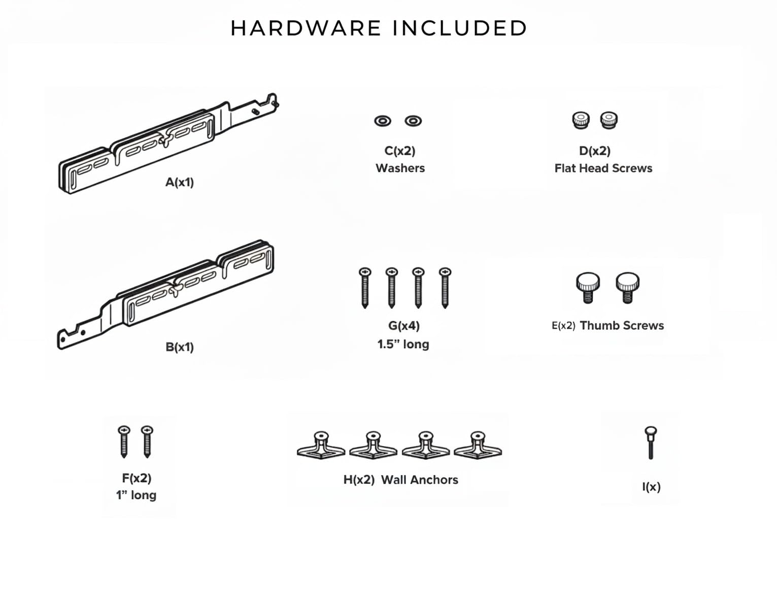 HumanCentric Wall Mount Compatible with Sonos Arc and Sonos Arc Ultra Sound Bar Only (Black), Mount on Wall Under TV, Floating Style, Hidden Design, Hardware Included