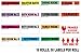 Moving Labels -800 Color Coded 16 Rolls – 50 Labels Par Roll - with Fragile Stickers |2.5