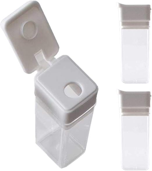 Amazon セット販売 B2c スパイスボトル 1ホール 同色3本入り ホワイト サラサデザイン 調味料入れ スパイスボトル おしゃれ スリム 調味料入れ オンライン通販