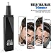 Nose Hair Trimmer Professional Waterproof Ear and Nose Trimmer 4 in 1 USB Rechargeable Nose Trimmer for Men fashionable Electric nose hair clippers Men Women(Black)