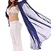BellyLady Stunning Handmade Chiffon Belly Dance Veil For Practice-Purple