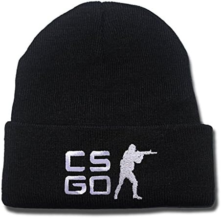 DEBANG Counter Strike Global Offensive Cs Go Logo Beanie Unisex Embroidery Knitted Hats Skullies Skull Caps Beanies