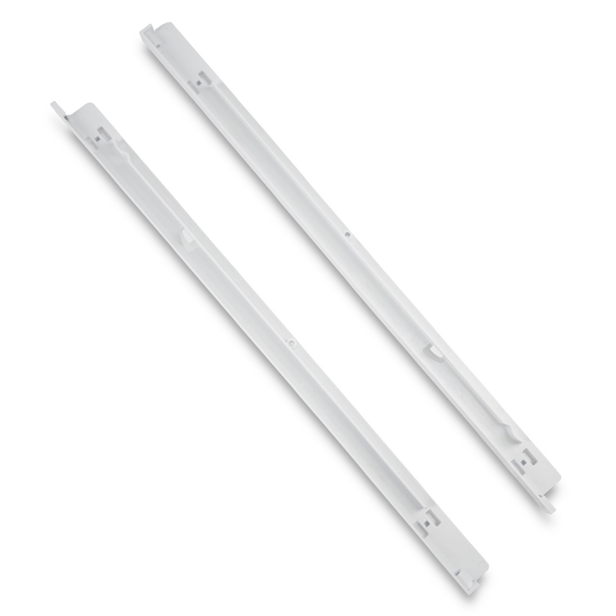 Photo 1 of 240530601 (Left) & 240530701 (Right) Refrigerator Pan Hangers Replacement Fit for Frigidaire and Kenmore Refrigerators,Drawer Slide Support Rail Replaces 240460401 240460501