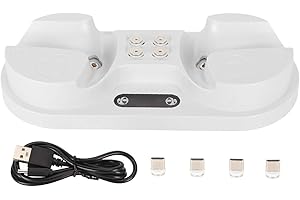 GOTOTOP Controller Charging Dock for PS - 5 VR2, 5V 2A USB C Fast Charging Station Display Storage Stand for PS VR2 Headset
