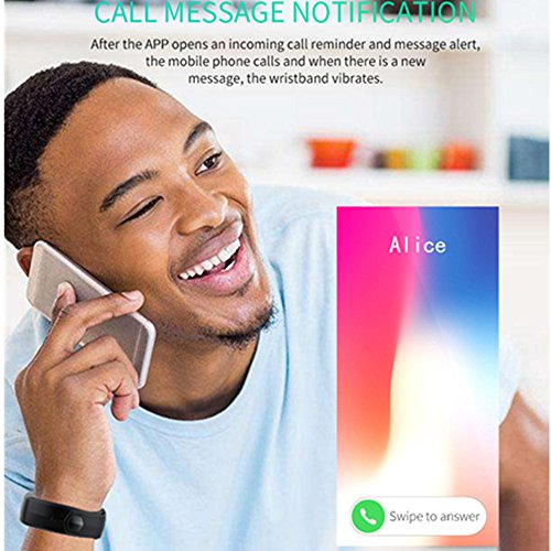 image for TechCode Fitness Tracker HR, Smart Activity Tracker with Heart Rate Mo