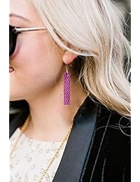 L&N Rainbery 2 pares de pendientes de barra de cuero de aspecto antiguo rectangular, de piel sintética Bohemia