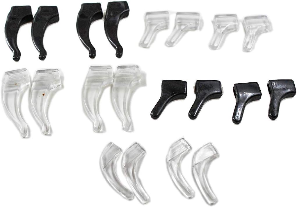 10Pairs Eyeglass AntiSlip Ear Grips for Adult and Kids Spectacles