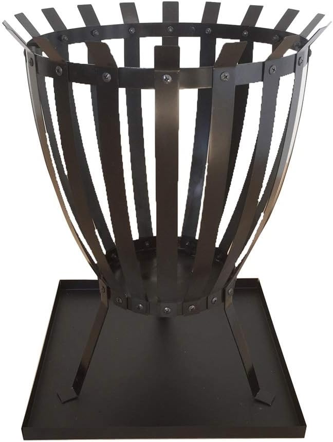 JJFIRE Fire Pit, Fire Pits For Garden, Outdoor Bonfire Stove Patio Get Together Heater - Black (Color : A)