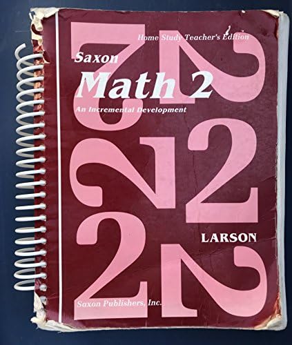 Student Workbook: Volume 2, First Edition (Saxon Math 2): LARSON