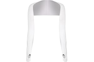 WOLOVER Women Cooling Shawl Arm Sleeve with Finger Hole, Comfortable & Breathable, Anti-UV, Ladies Sun Protection Cooler Shrug