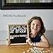 Felt Letter Board Changeable with a Massive 680 Letters Numbers Symbols & Emoji's - 10x10 inches - Perfect for The Classroom, Home, Office or Business