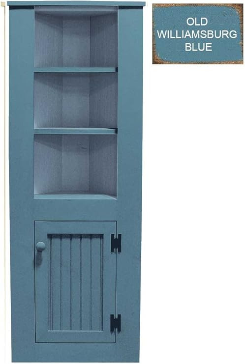 Amazon Com Sawdust City Small Wooden Corner Hutch Old