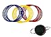 Trademark Innovations Speed & Agility Training Rings - Set of 12 - 16