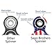 Upgraded Fidget Spinner, Hand Spinner Fidget Toy - Flag, Ultra Durable Tri-Spinner Not 3D-Printed for ADHD, ADD, Autism, and Killing Time