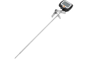 Hamwesh Digital Candy Thermometer, LCD Read Food Thermometer with Stainless Steel Long Probe and Pot, for Cooking Baking Cand