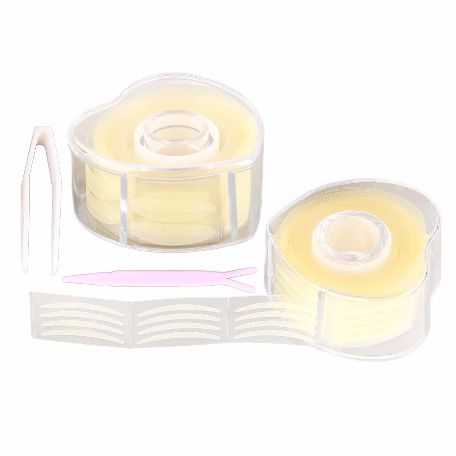 1200pcs Double Eyelid Tape Invisible Self-adhes Double Eyelid Strip Sticker Eye Makeup Tool Portable Breathable Natural Seamless Waterproof Sticky Lasting Eyelid Sticker