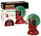 Chia Pet Marvel Deadpool with Seed Pack, Decorative Pottery Planter, Easy to Do and Fun to Grow, Novelty Gift, Perfect for Any Occasion