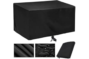 ATOUP Patio Furniture Covers, Outdoor Furniture Cover Waterproof 102 x 48 x 30 Inch Outdoor Table Chair and Sofa Covers Heavy Duty for Rain, Dust Snow, Rectangular (260x120x75cm)