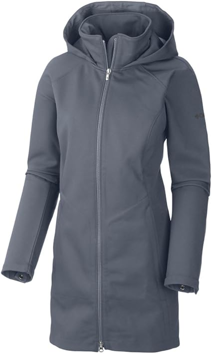 columbia women's take to the streets ii long softshell jacket