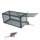 SCHOME 1 Door Humane Animal Live Cage, Cage Trap 240X115X115MM