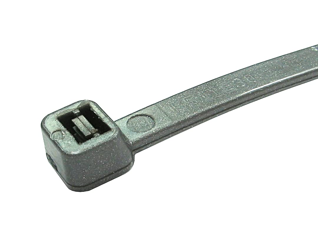 100 Pack - Cable Ties - 4.8mm x 300mm - Silver/Grey