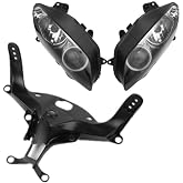 TCMT Headlight Light + Upper Fairing Stay Bracket Fit For Yamaha YZF R1 YZFR1 2004-2006