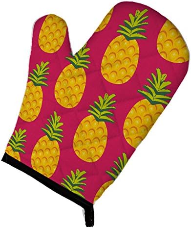Carolines Treasures Bb5136Ovmt Pineapples On Pink Oven Mitt Large Multicolor