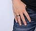 316L Stainless Steel the Legend of Zelda Triforce Ring Full and Half Size