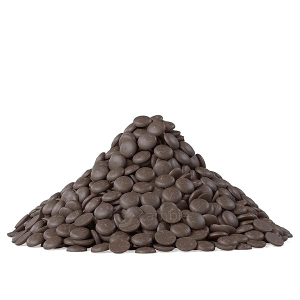 CAMBIE DARK CHOCOLATE COUVERTURE 54.5%, 1 POUND OF DARK CHOCOLATE CHIPS, EUROPEAN STYLE COUVERTURE FOR CHOCOLATIERS, PASTRY CHEFS, HOME BAKERS, AND PROFESSIONALS, 1 POUND