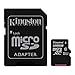Kingston Digital 128GB microSDXC Class 10 UHS-I 45MB/s Read Card with SD Adapter (SDC10G2/128GB)