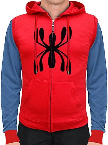 Spider Red & Blue Men's Home Hoodie
