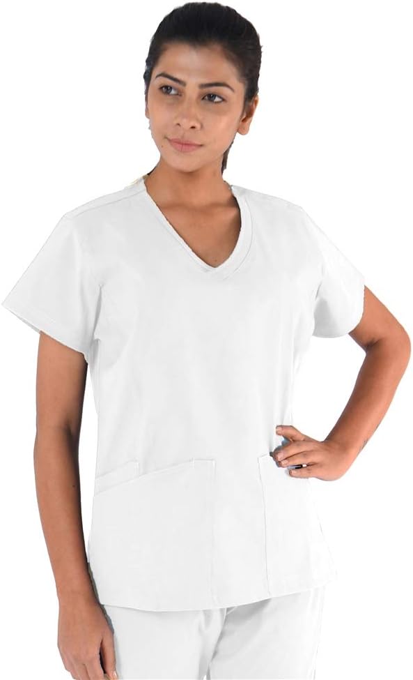 Women 5064 Luxury Touch Stretch V-Neck Scrub Top