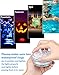 Idealife Submersible LED Lights, Color Changing Christmas Lights Hot Tub Accessories Pool Lights with RF Remote Suction Cup Magnet AA Battery Lights Waterproof for Pond Bathtub Christmas Decorations