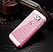 LA GO GO Hybrid Glitter Case with Crystal Rhinestone for Samsung Galaxy Note 2 N7100 - Pink
