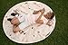 Zen Life The Original Burrito Blanket - Wrap Yourself Up as a Giant Human Burrito - Tortilla Taco Round Beach Towel for Kids or Adults