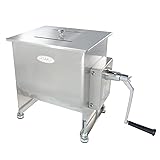 Hakka 45lb/22.5L Manual Meat Mixer, Stainless Steel