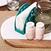 Mason Jar Pink Salt and Pepper Shakers - Cute Salt and Pepper Shakers Set of 2 - Ceramic Salt & Pepper Shaker Sets for Cooking Table Seasonings - Rustic Salt Pepper Set for Kitchen Decor (3