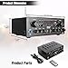 Pyle Upgraded Karaoke Bluetooth Channel Home Audio Sound Power Amplifier w/AUX-in, USB, 2 Microphone Input w/Echo, Talkover for PA, Black (PTA24BT)thumb 2