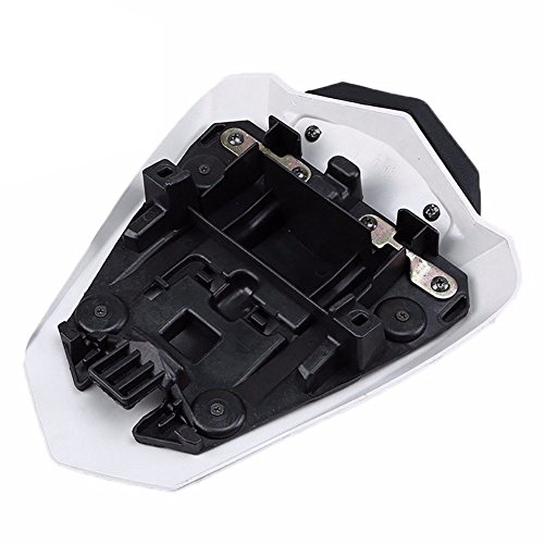 Motorcycle Rear Passenger Pillion Seat Cowl Fairing Cover For Yamaha YZF R1 2009-2014 2010 2011 2012 2013 (White)