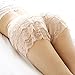 Women's Sexy Lace Stretchy Safety Pants Tight Shorts Leggings Apricot