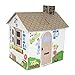 Emily Rose Doll Clothes Incredible Colorful Dollhouse or Kid's Play House with Functioning Door, Window and Roof Hatch! (Country Cottage)