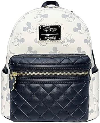 Amazon.com: Loungefly Disney100 Mickey Mouse Platinum Mini  display picture 1