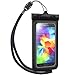Waterproof Case, TETHYS Universal Protective Waterproof Bag [Ultrapouch] for Smartphone iPhone 6S 6, iPhone 5S 5C 5 4S, Galaxy S6, S6 Edge S5 [Black] Fit Up to 5.3 inch Diagonal