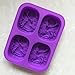 Longzang 4 Cavity 3D Angels Silicone Mold for DIY Cake Chocolate Panna Cotta Pudding Jelly Baking Soap molds