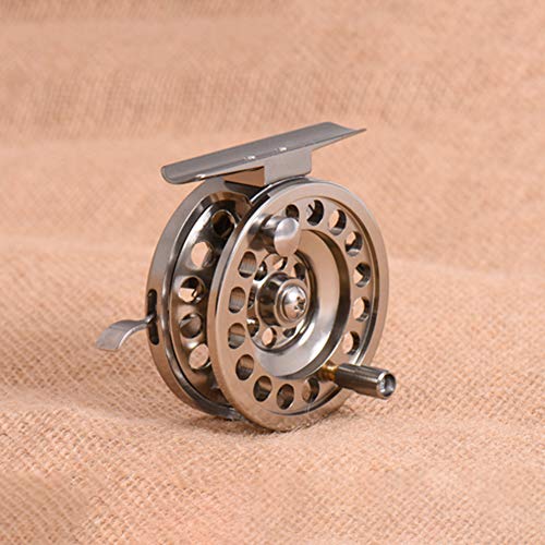 Kaakaeu Moulinet De Pêche à La Mouche D50/d60 Cnc En Alliage D’aluminium 1:1 2 Roulements Ultra Léger Pour Droitier