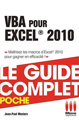 VBA pour Excel 2010