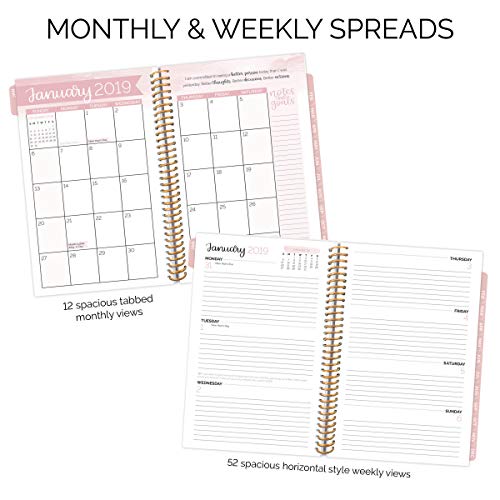 image for bloom daily planners 2019 Calendar Year Day Planner - Passion/Goal Org