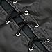 KILLREAL Men's Sexy Lace Up Faux Leather Short Pants PVC Underwear Boxer Briefs
